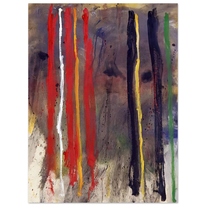 Gene Davis - Stripes - 1957 75x100 cm / 30x40inches Fine Art Poster