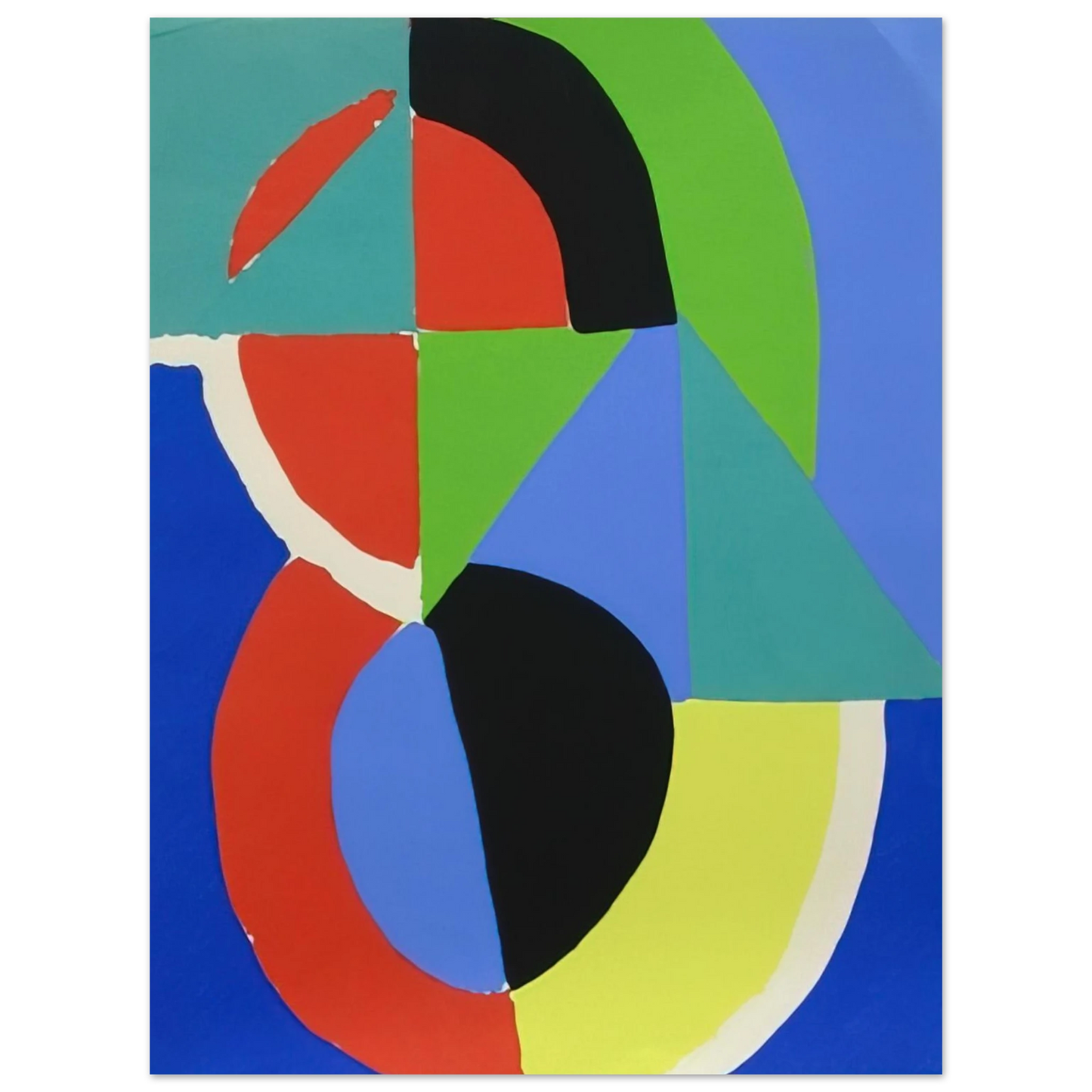 Sonia Delaunay - COMPOSITION 2 75x100 cm / 30x40inches Fine Art Poster