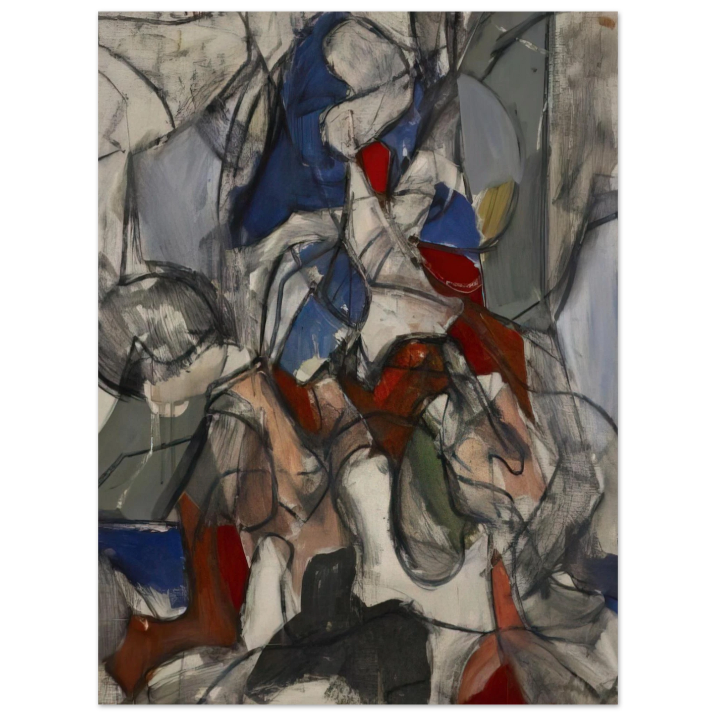 Robert Goodnough - Untitled - 1951 75x100 cm / 30x40inches Fine Art Poster