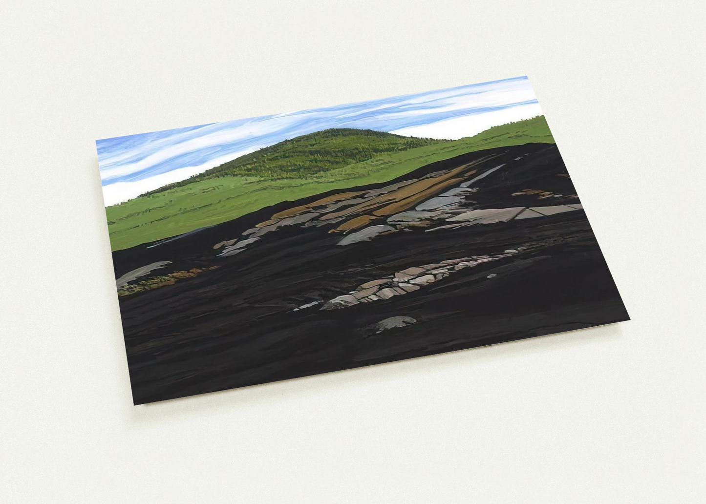 Blueberry Burn Morey's Hill - 1997 By Neil Welliver Pack of 10 Post Cards | Neil Welliver Post Cards | A6 (10.5 x 14.8 cm) - 4.1 x 5.8 inches