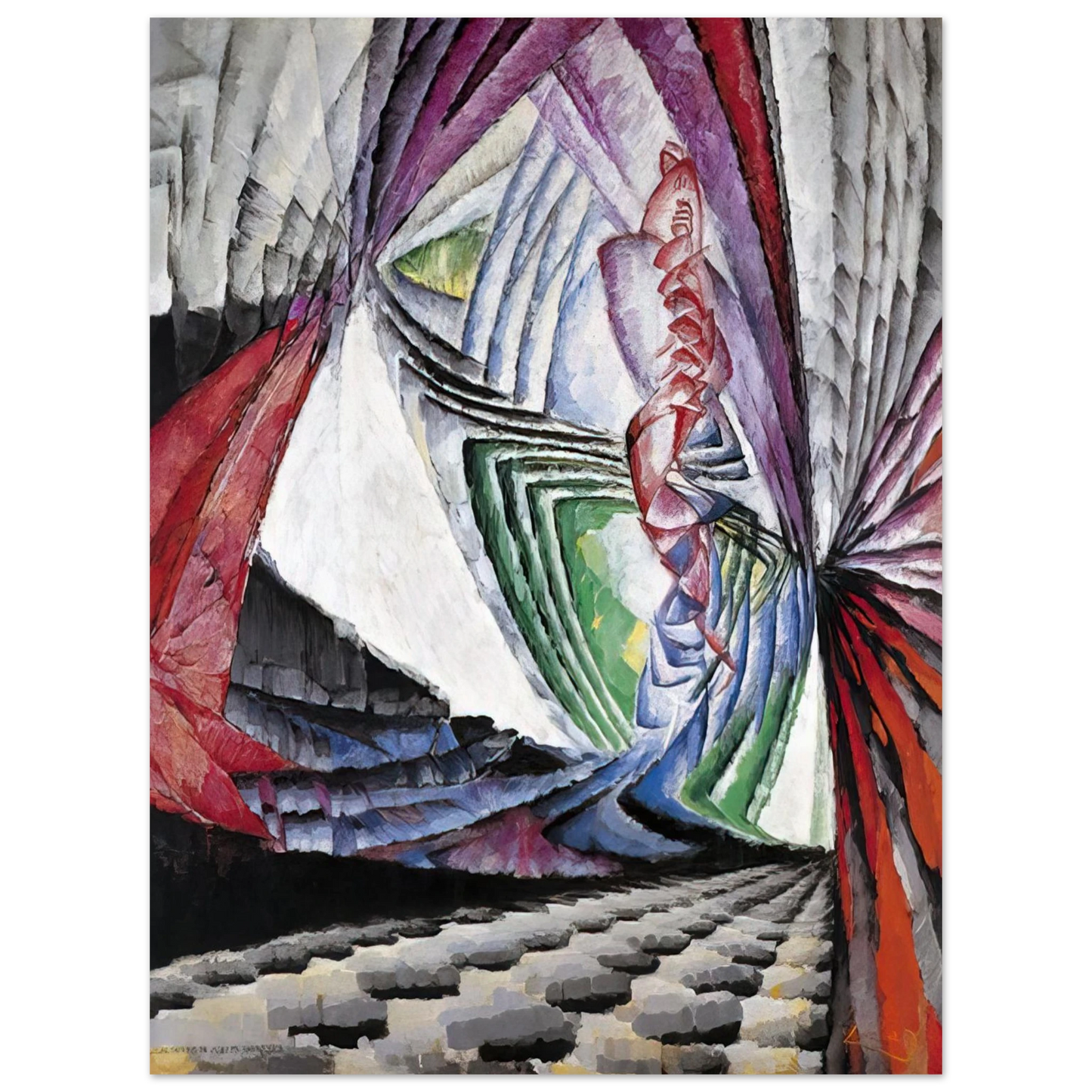 Frantisek Kupka - Positioning of Mobile Graphic Elements 75x100 cm / 30x40inches Fine Art Poster