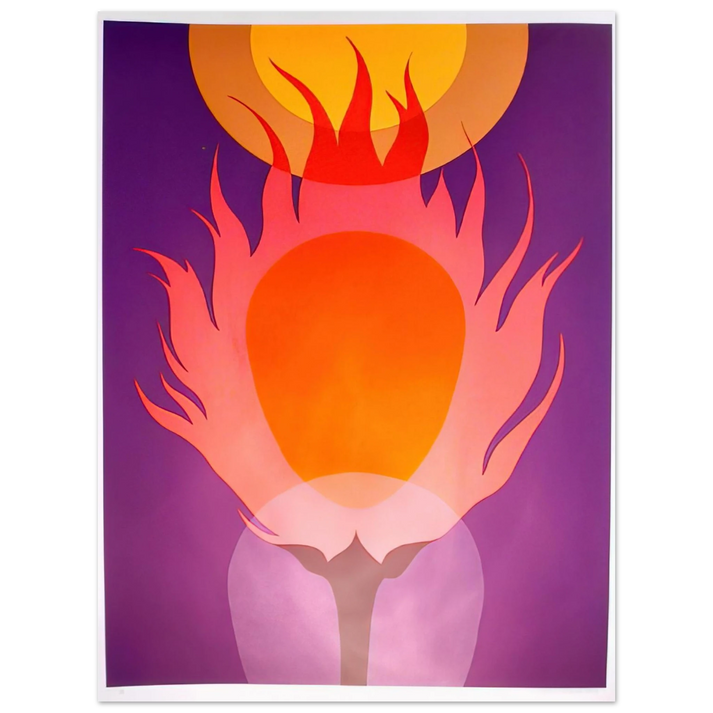 Clarence Holbrook Carter - Burning Bush - 1978 75x100 cm / 30x40inches Fine Art Poster