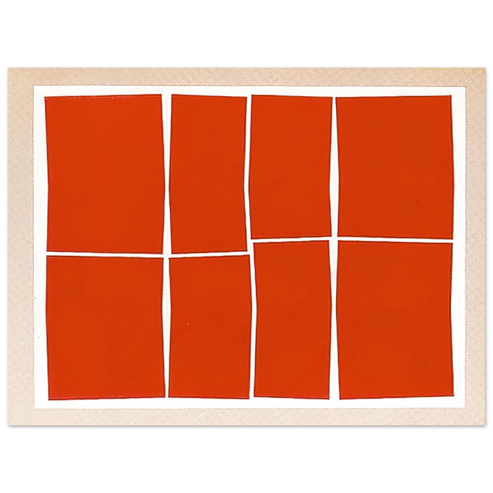 Helio Oiticica - Metaesquema - Neo-Concretism 75x100 cm / 30x40inches Fine Art Poster