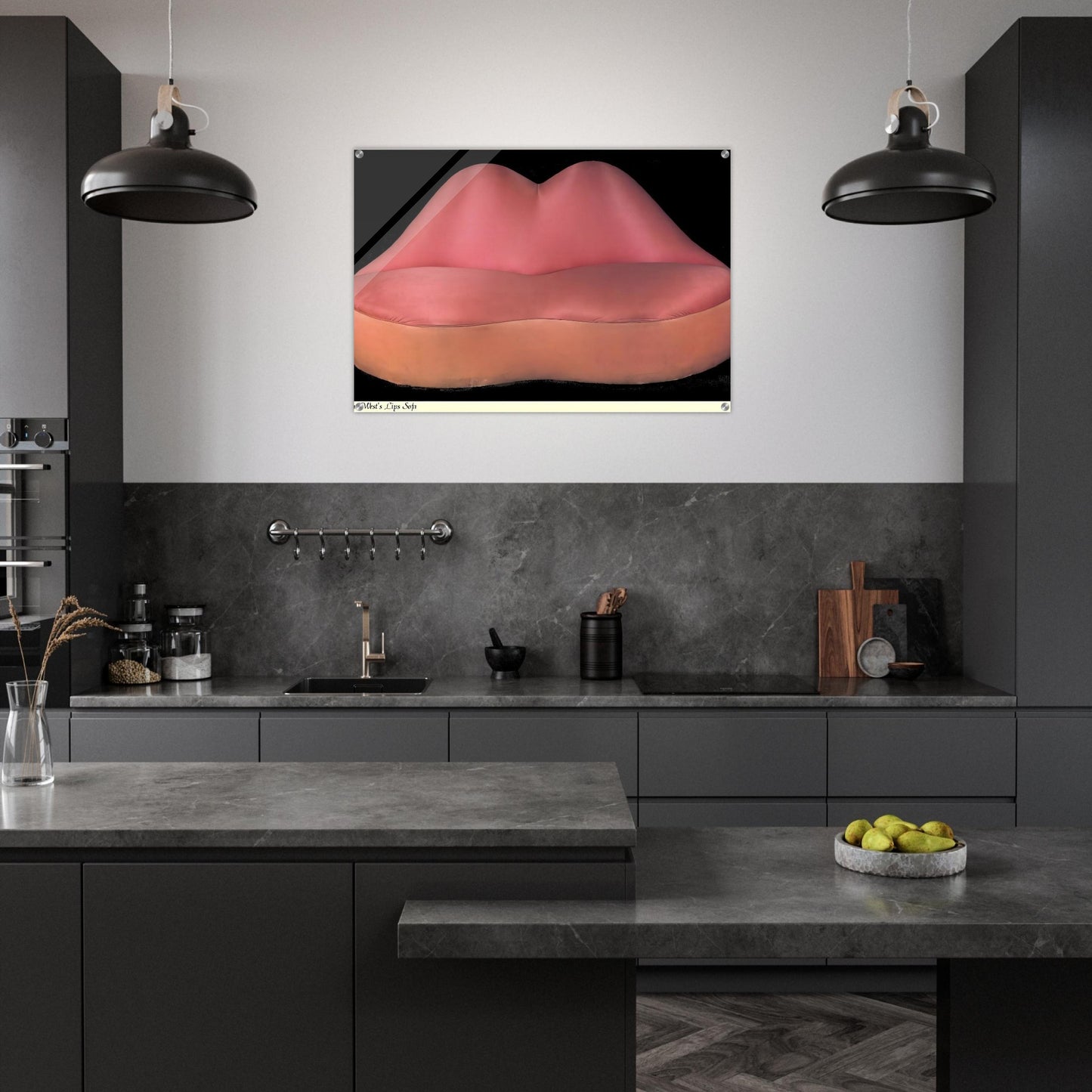 MAE WEST LIPS SOFA 1937 - Salvador Dali Acrylic Print - 70x100 cm / 28x40″ inches
