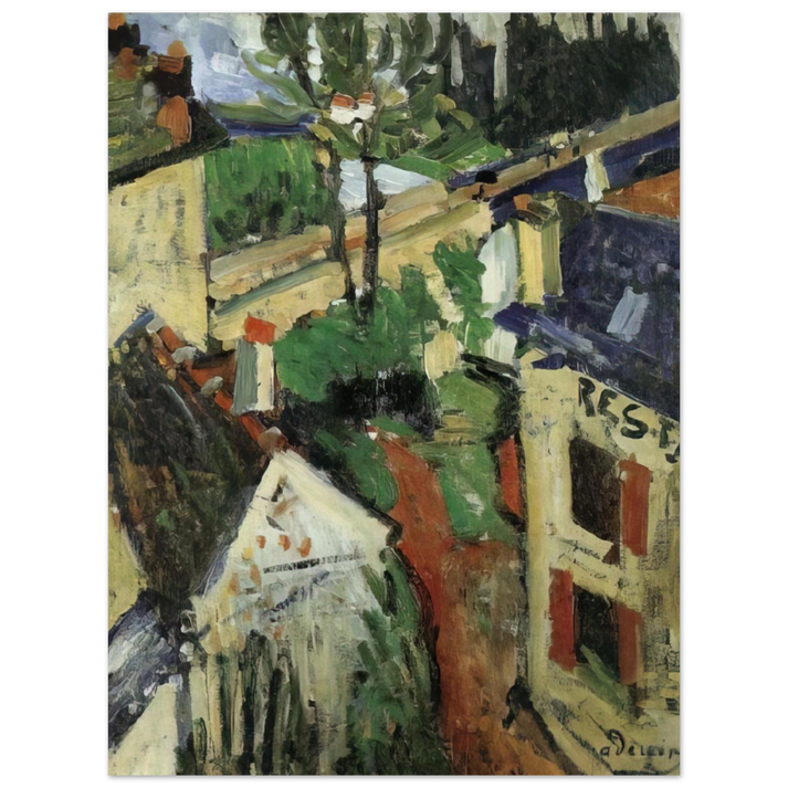 Andre Derain - BAKER S HOTEL 75x100 cm / 30x40inches Fine Art Poster
