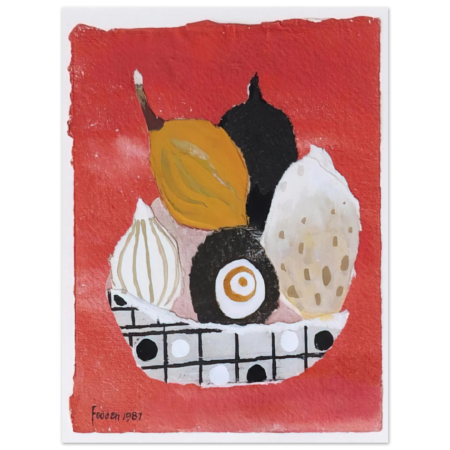 Mary Fedden - Still Life - 1981 75x100 cm / 30x40inches Fine Art Poster