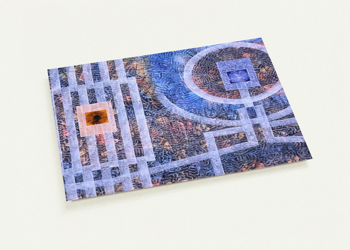 Exile - 1974 By Jimmy Ernst Pack of 10 Post Cards | Jimmy Ernst Post Cards | A6 (10.5 x 14.8 cm) - 4.1 x 5.8 inches
