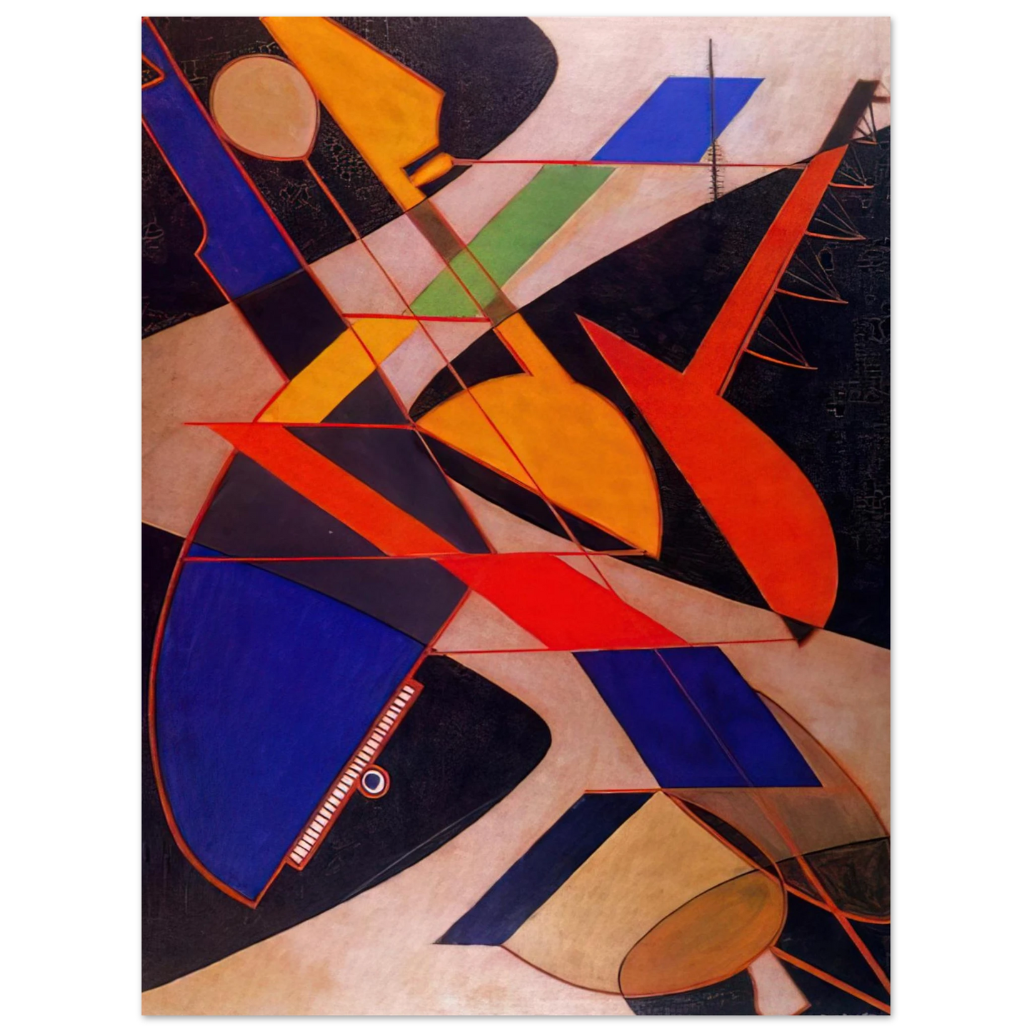 Man Ray - ORQUESTA SINFONICA 1916 75x100 cm / 30x40inches Fine Art Poster