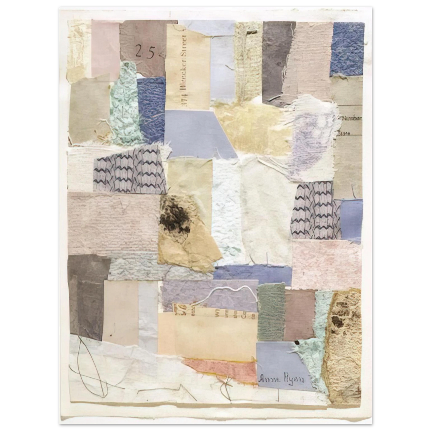 Anne Ryan - Number 334 - Abstract Expressionism 75x100 cm / 30x40inches Fine Art Poster