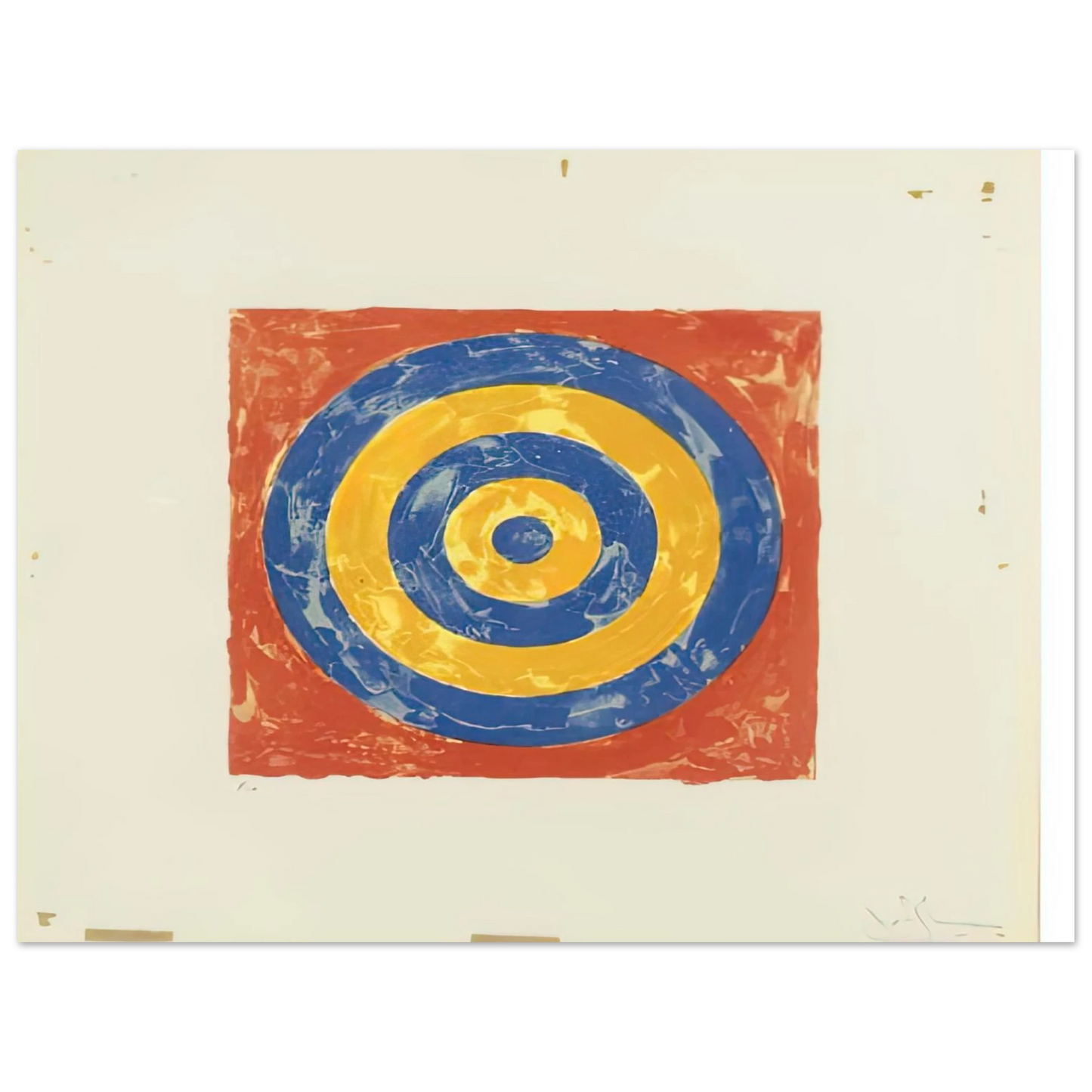 Jasper Johns - TARGET UNIVERSAL LIMITED ART EDITIONS 35 75x100 cm / 30x40inches Fine Art Poster