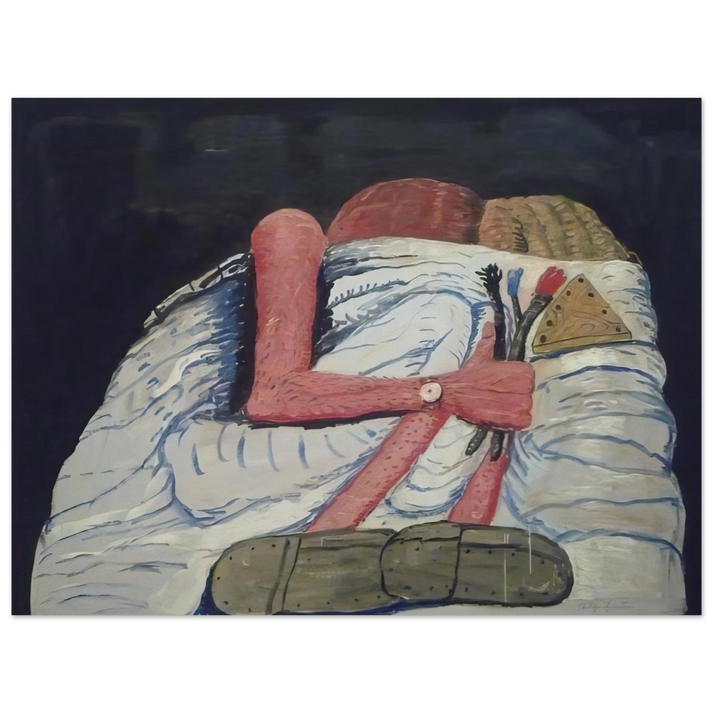 Philip Guston - COUPLE IN BED 75x100 cm / 30x40inches Fine Art Poster