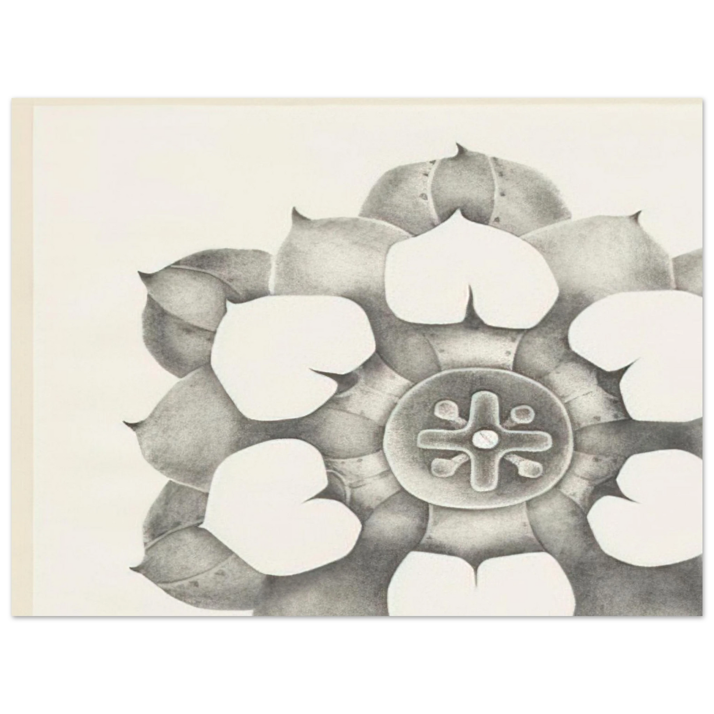 Lee Bontecou - TENTH STONE 1968 75x100 cm / 30x40inches Fine Art Poster