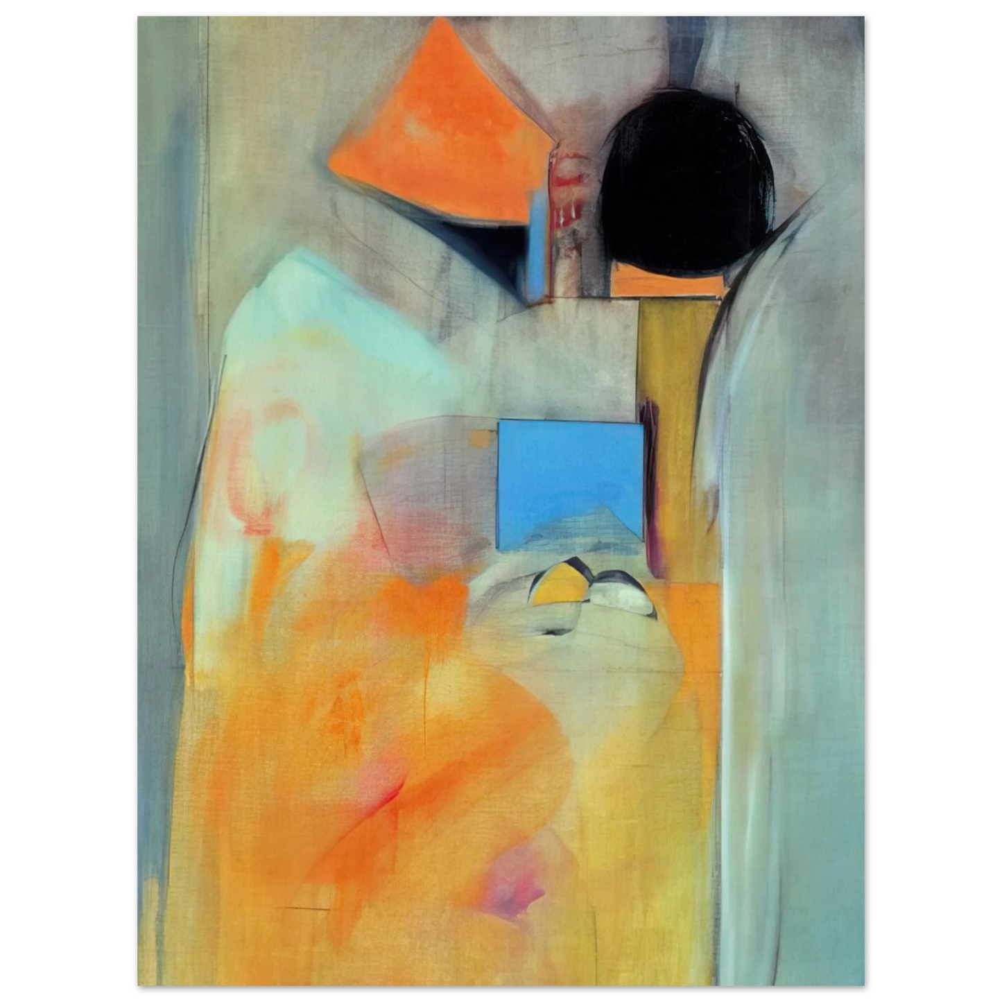 Miriam Schapiro - Pandora - Abstract Expressionism 75x100 cm / 30x40inches Fine Art Poster