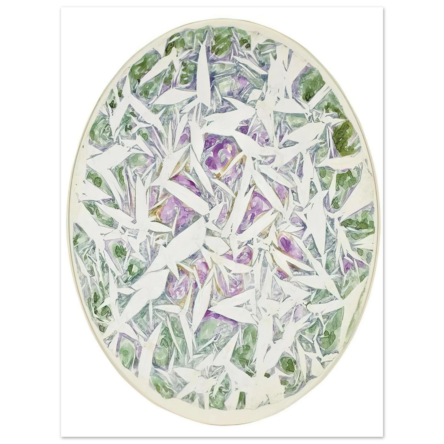 Simon Hantai - Untitled - Tachisme 75x100 cm / 30x40inches Fine Art Poster
