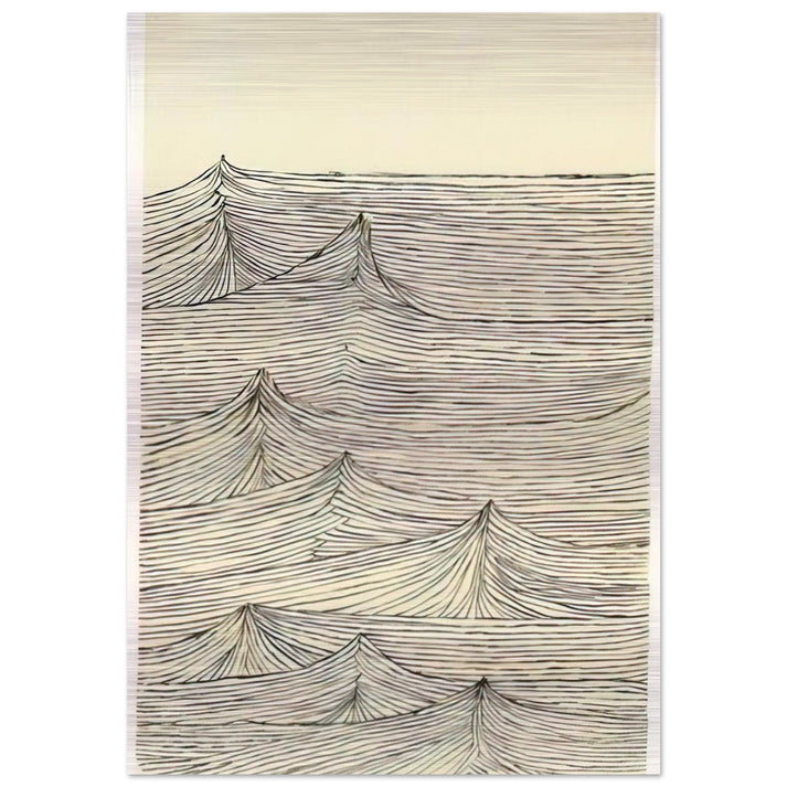 UNTITLED 2 - Louise Bourgeois Brushed Aluminum Print - 70x100 cm / 28x40 inches | Louise Bourgeois Aluminum Print | Louise Bourgeois Prints