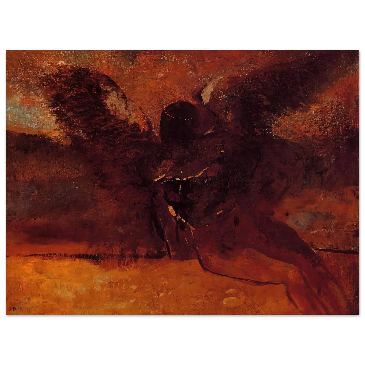 Pablo Picasso - The Fall of Icarus - 1958 75x100 cm / 30x40inches Fine Art Poster