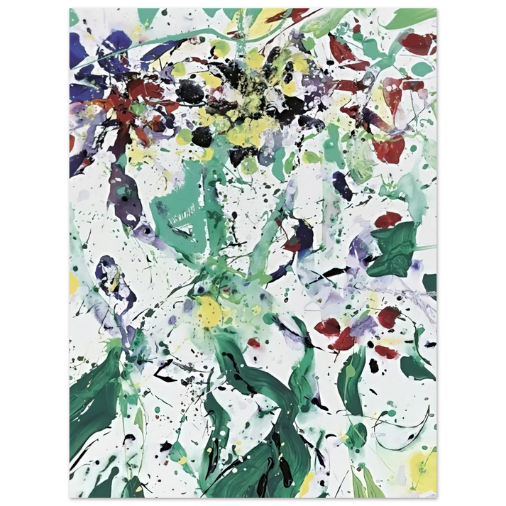 Sam Francis - Bouquet 75x100 cm / 30x40inches Fine Art Poster