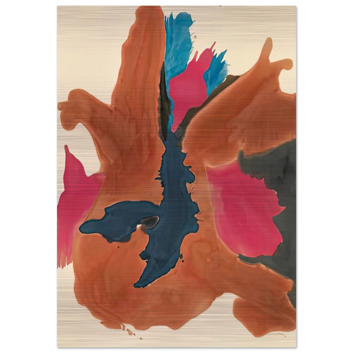 Pink Lady, 1963- - Helen Frankenthaler Brushed Aluminum Print - 70x100 cm / 28x40 inches | Helen Frankenthaler Aluminum Print | Helen Frankenthaler Prints
