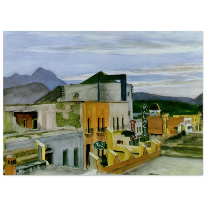 Edward Hopper - El Palacio Fine Art Poster