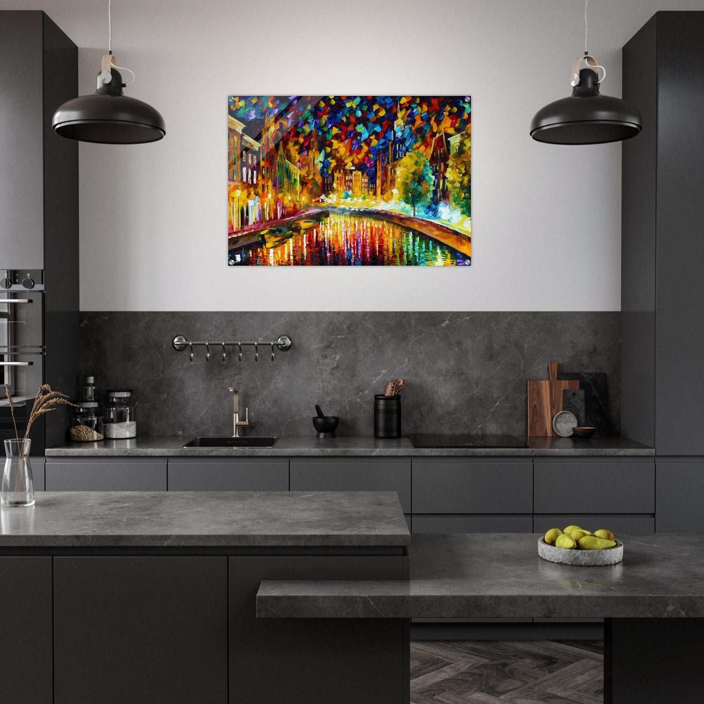 Leonid Afremov - Leonid Afremov Acrylic Print - 70x100 cm / 28x40″ inches