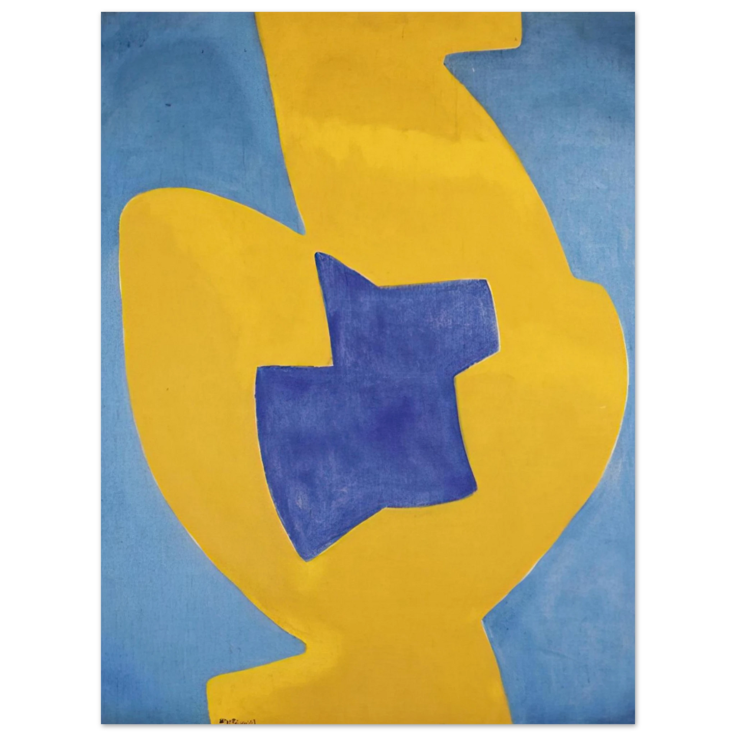 Serge Poliakoff - Composition abstraite - 1968 75x100 cm / 30x40inches Fine Art Poster