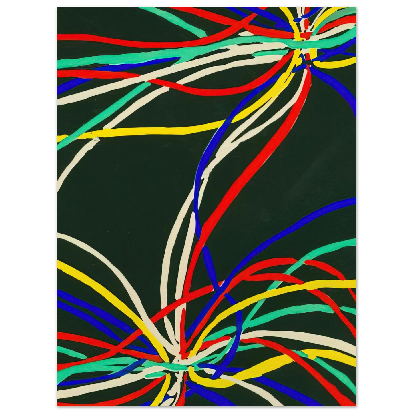 Sonia Delaunay - COMPOSITIONS COULEURS IDEES 75x100 cm / 30x40inches Fine Art Poster