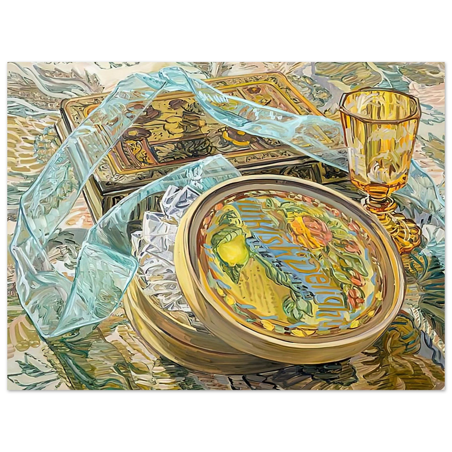 Janet Fish - TURKISH DELIGHT 2003 75x100 cm / 30x40inches Fine Art Poster