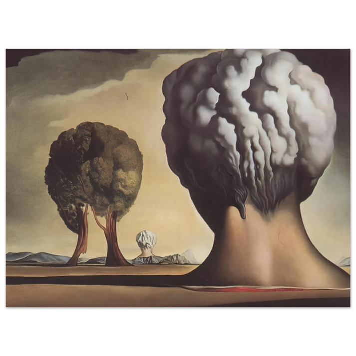 Salvador Dali - HREE SPHINXES OF BIKINI 75x100 cm / 30x40inches Fine Art Poster