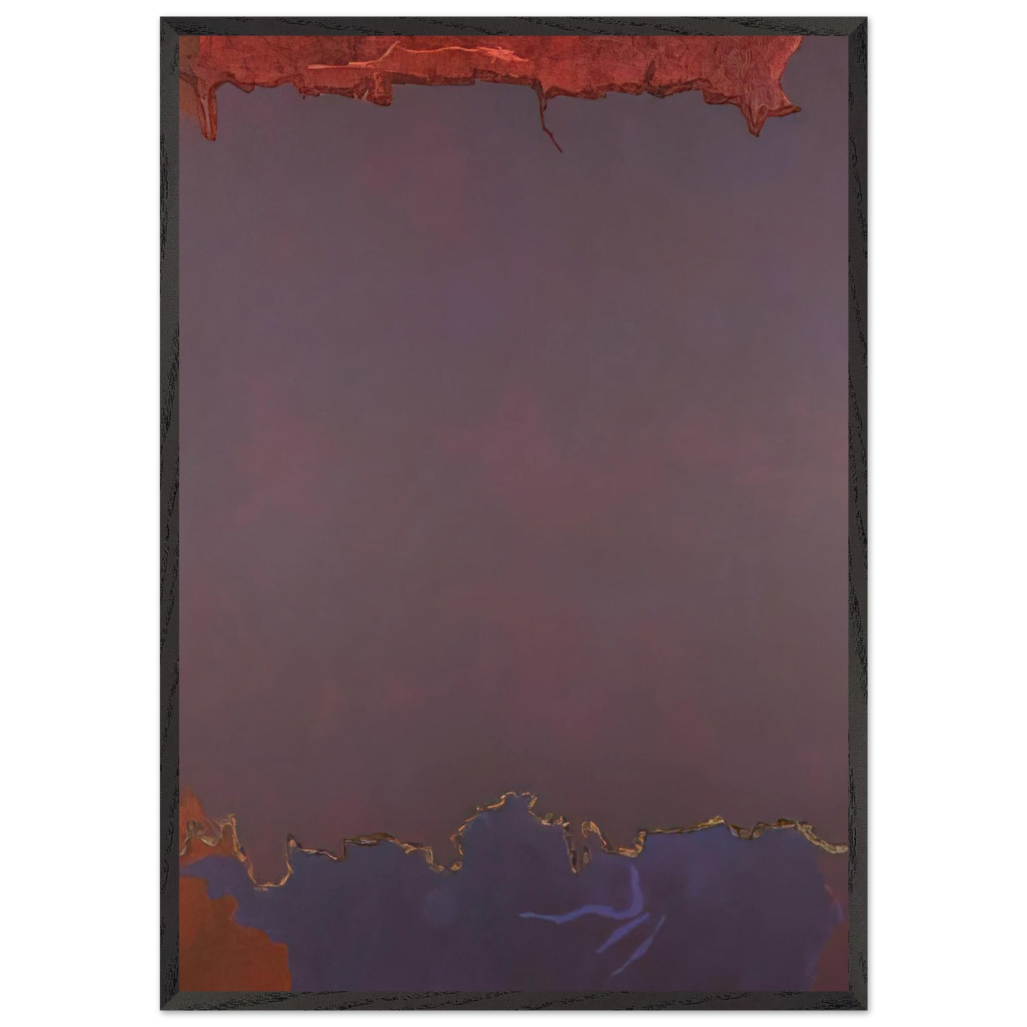 Infinity Field - 1973 - Theodoros Stamos 70x100 cm / 28x40 inches Framed Art Print – Black Wooden Frame