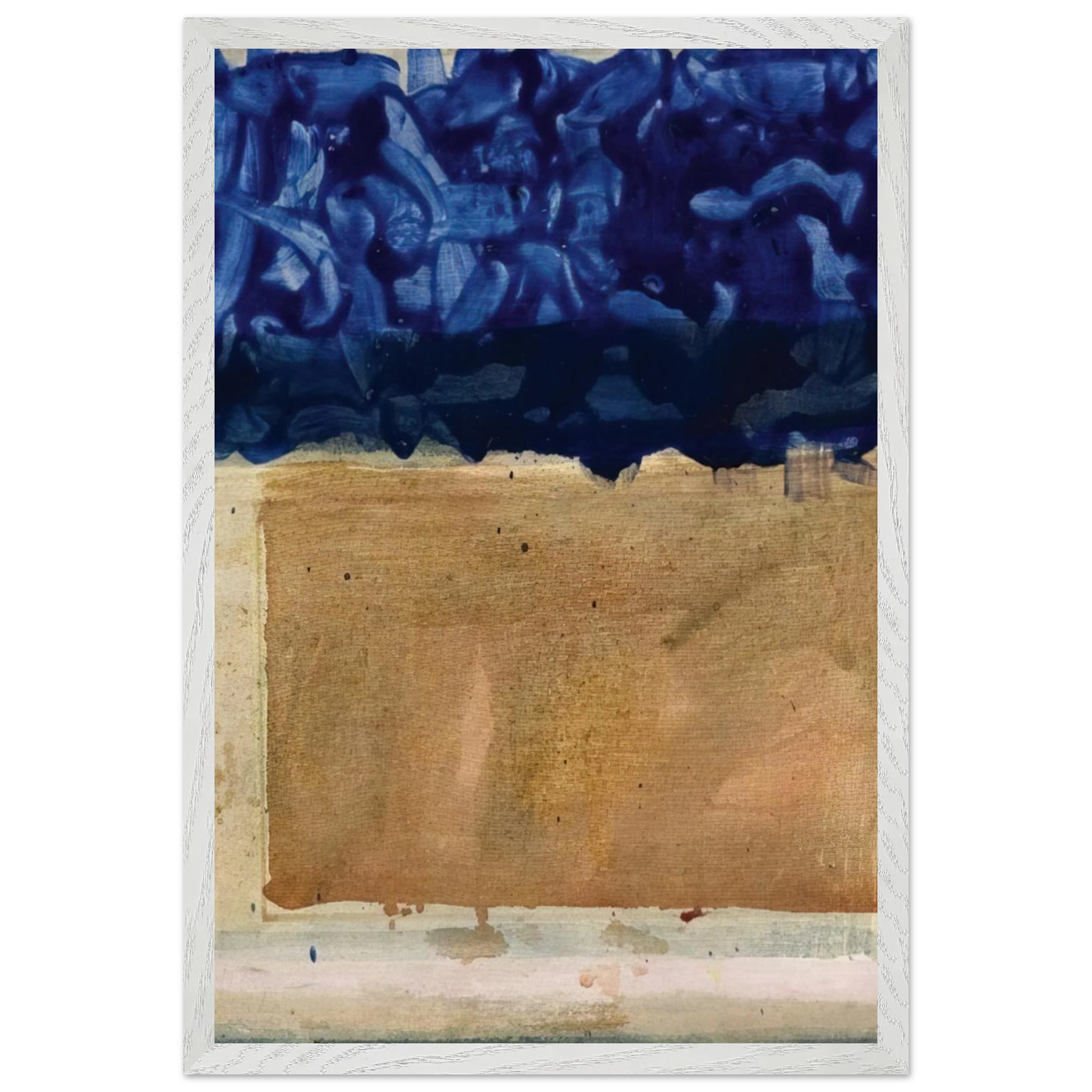 Helen Frankenthaler - Shoreline - 1952 Wall art - A3 (29.7 x 42 cm) - Premium Wooden Framed Poster With Fine Art Paper-canvas - Wood frame