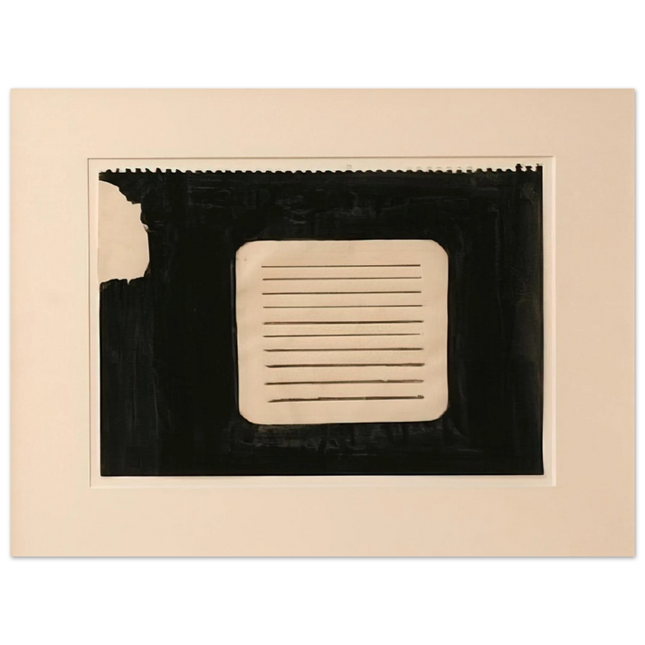 Donald Judd - Untitled - 1962 75x100 cm / 30x40inches Fine Art Poster