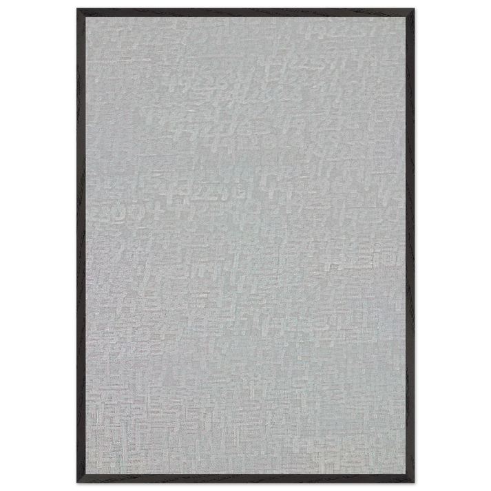 19651 - Detail 4914800 - 4932016 - Conceptual Art - Roman Opalka 70x100 cm / 28x40 inches Framed Art Print – Black Wooden Frame