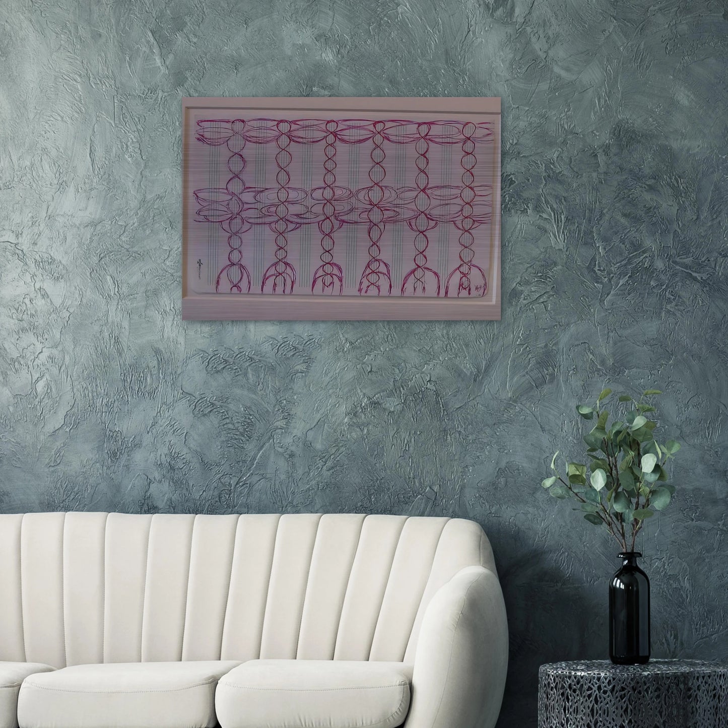 CHANGE THE DIRECTION OF THE MUSIC STAFF - Louise Bourgeois Brushed Aluminum Print - 70x100 cm / 28x40 inches | Louise Bourgeois Aluminum Print | Louise Bourgeois Prints