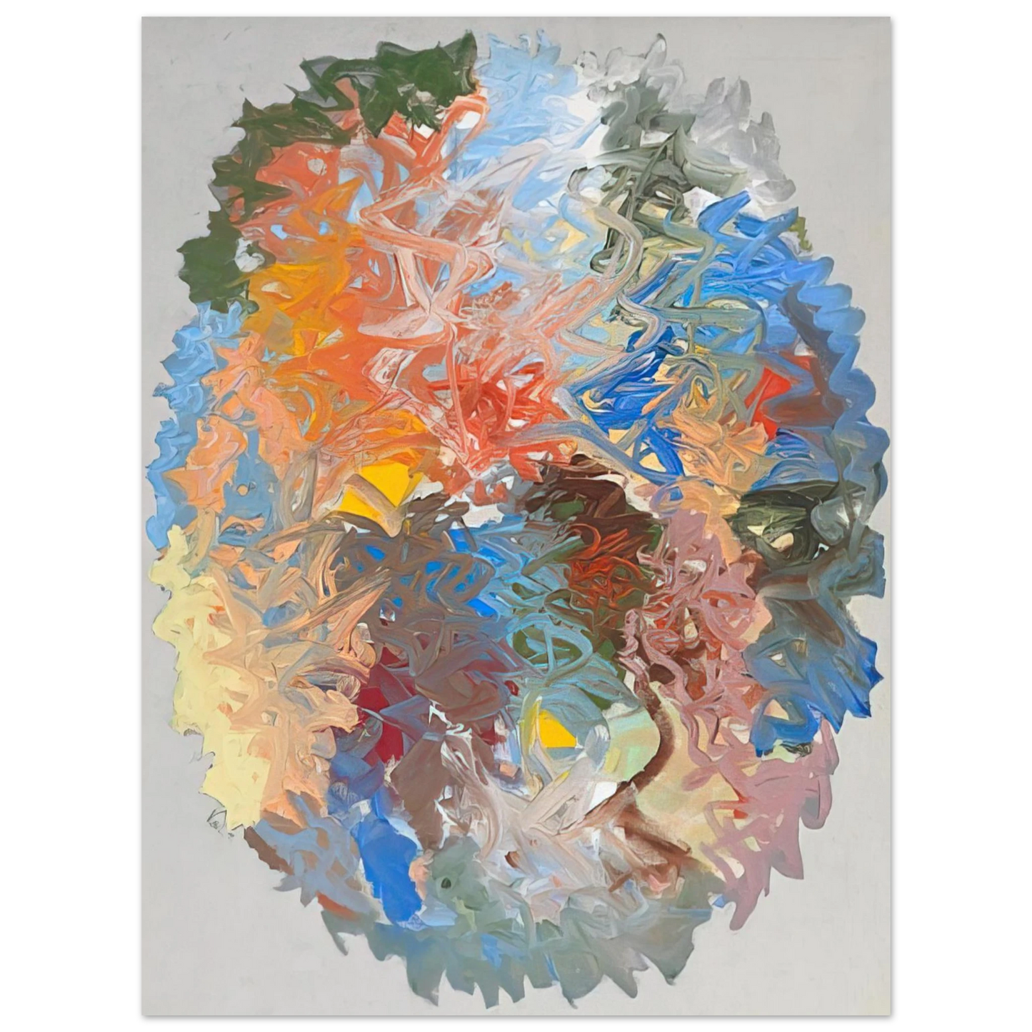John Ferren - One World - 1961 75x100 cm / 30x40inches Fine Art Poster