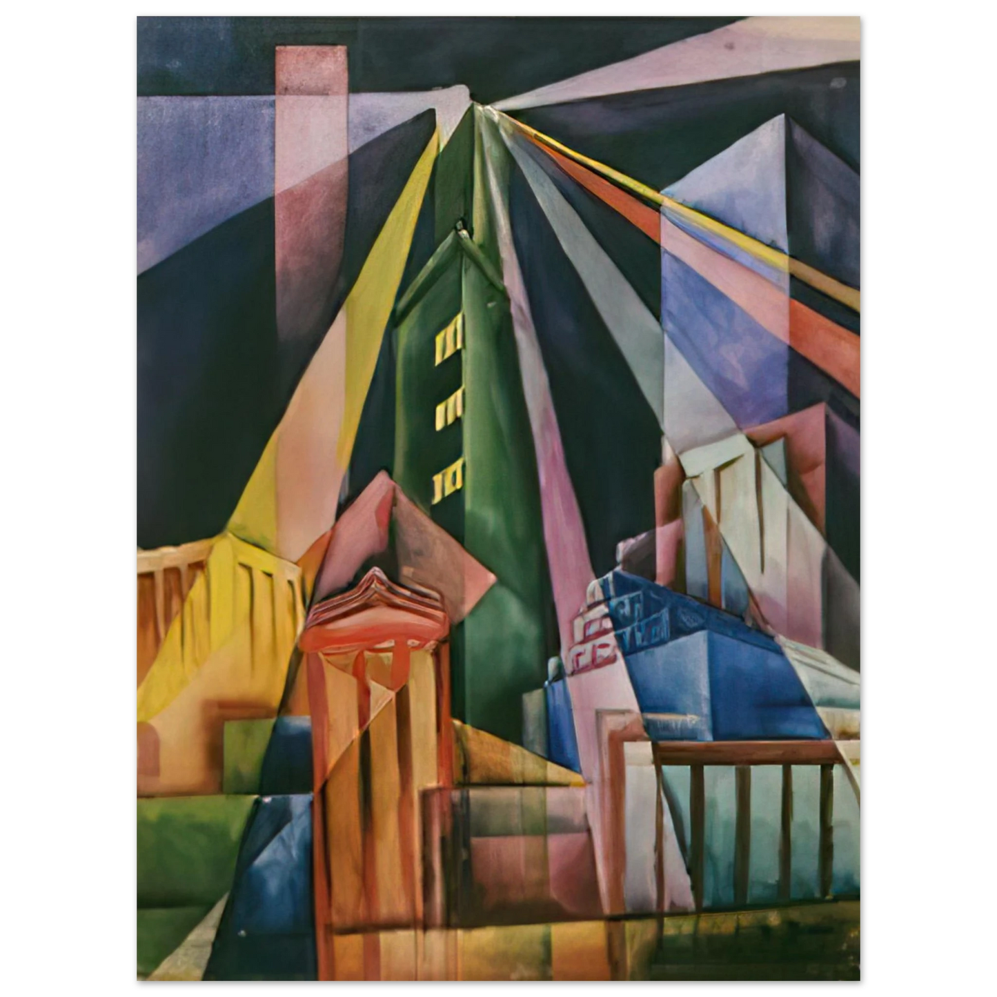 Konrad Zuse - Perspectives 75x100 cm / 30x40inches Fine Art Poster