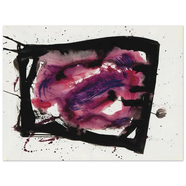 Sam Francis - Untitled SF72-1009 75x100 cm / 30x40inches Fine Art Poster