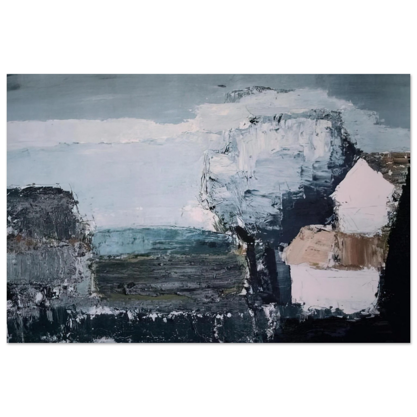 Nicolas de Stael - Paysage méditerranéen - 1953 Fine Art Poster