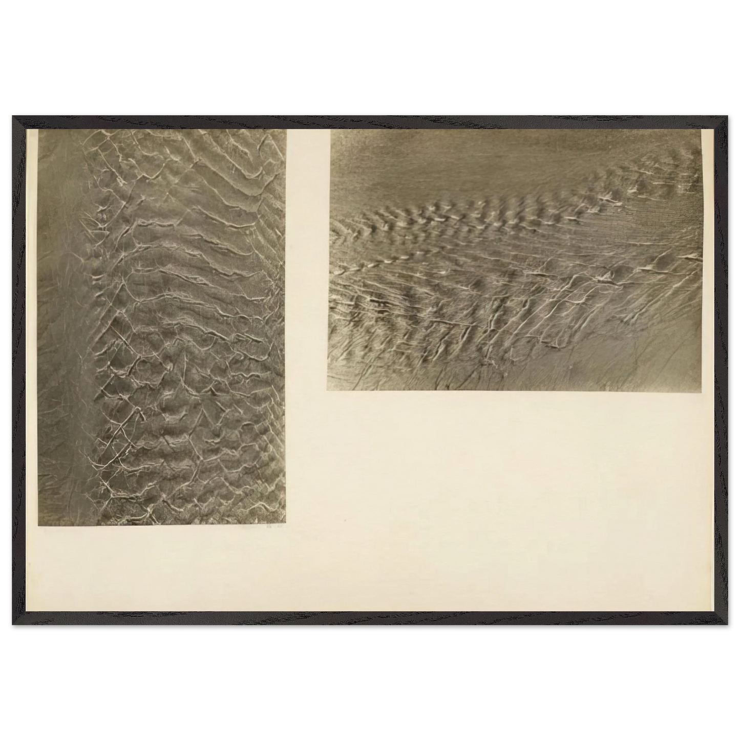 BRACKISH WATER BIARRITZ VIII 1929 - Josef Albers 70x100 cm / 28x40 inches Framed Art Print – Black Wooden Frame