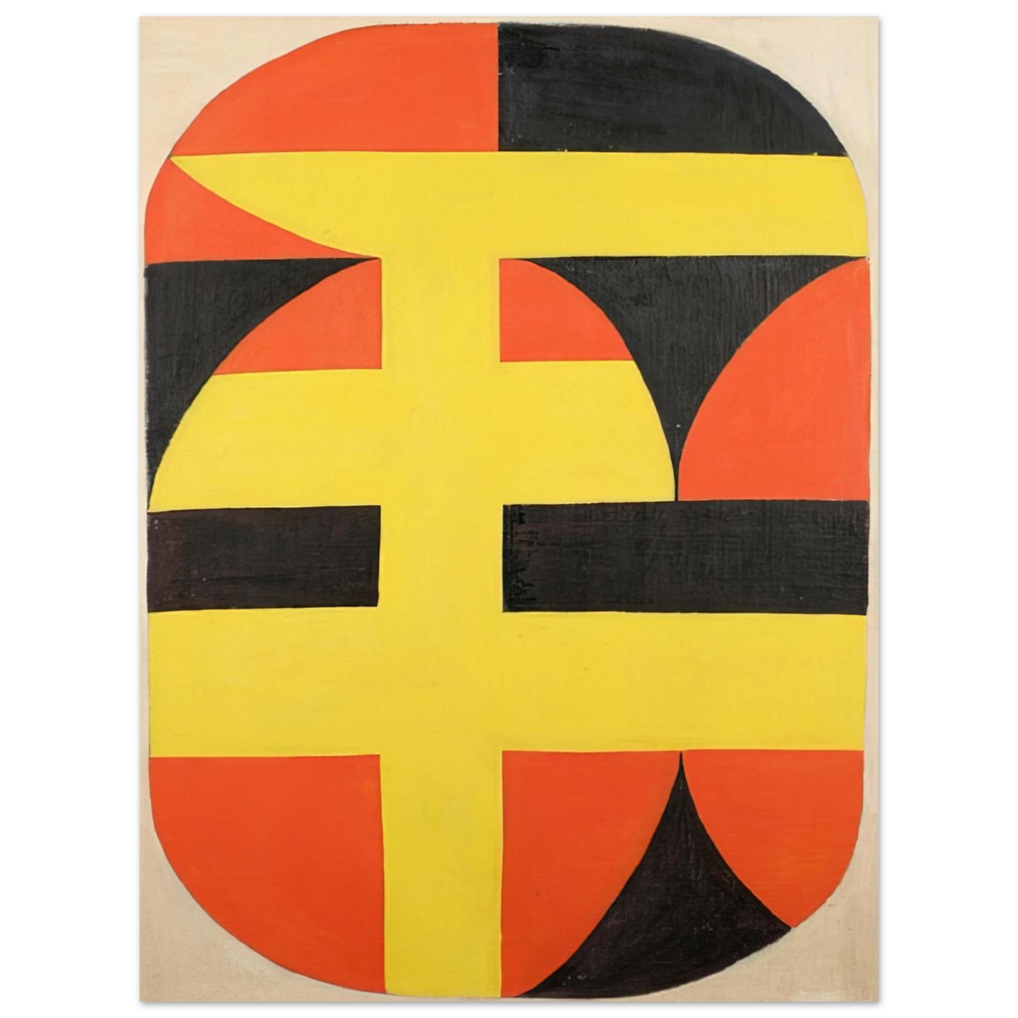 Carmen Herrera - Siete - 1949 75x100 cm / 30x40inches Fine Art Poster