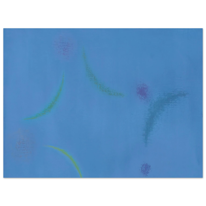 Max Bill - Energien im Blau - 1949 75x100 cm / 30x40inches Fine Art Poster