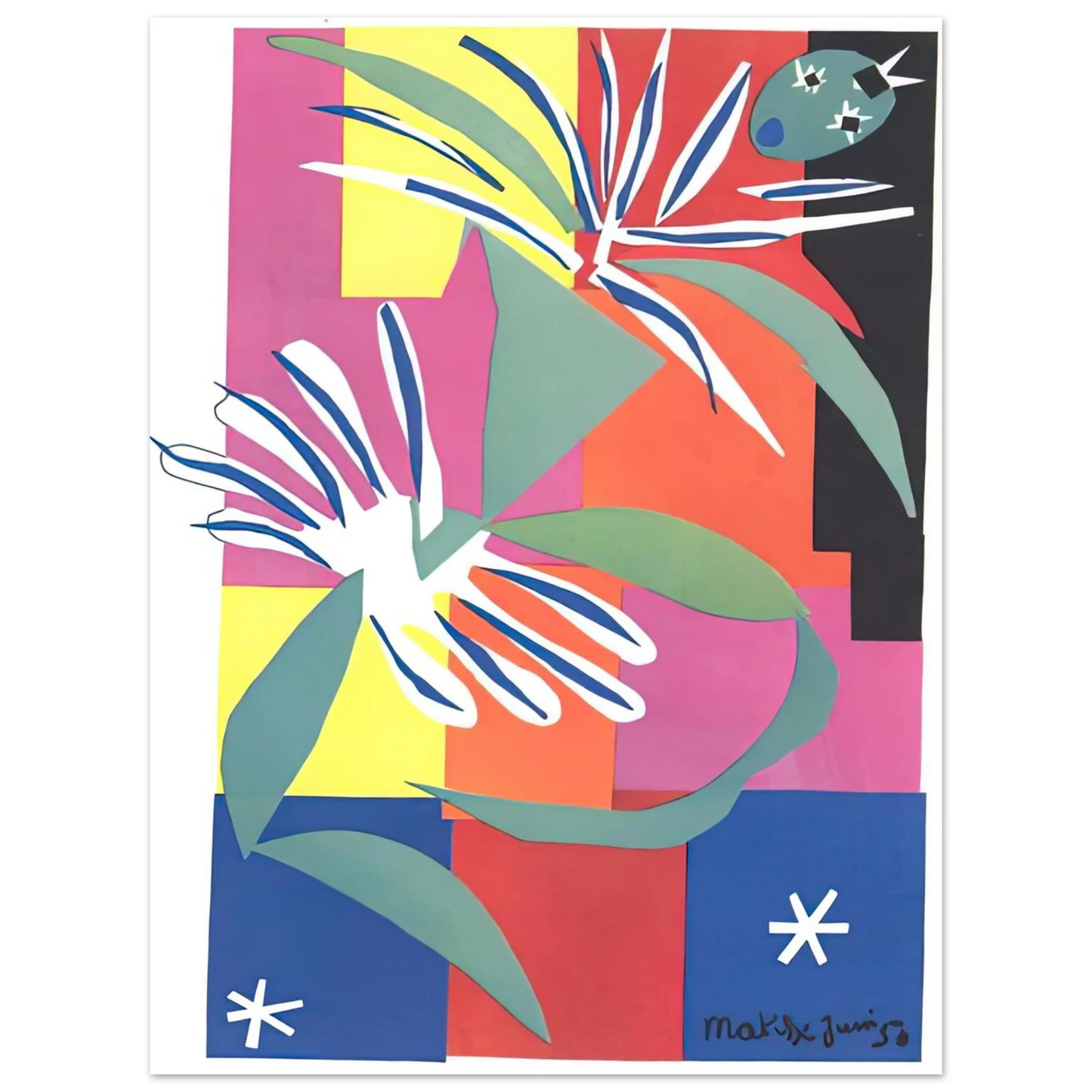 Henri Matisse - CREOLE DANCER 75x100 cm / 30x40inches Fine Art Poster