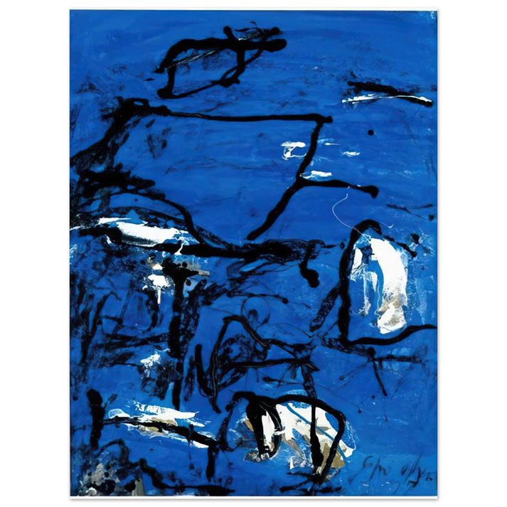 Emil Schumacher - Cuma - Tachisme 75x100 cm / 30x40inches Fine Art Poster