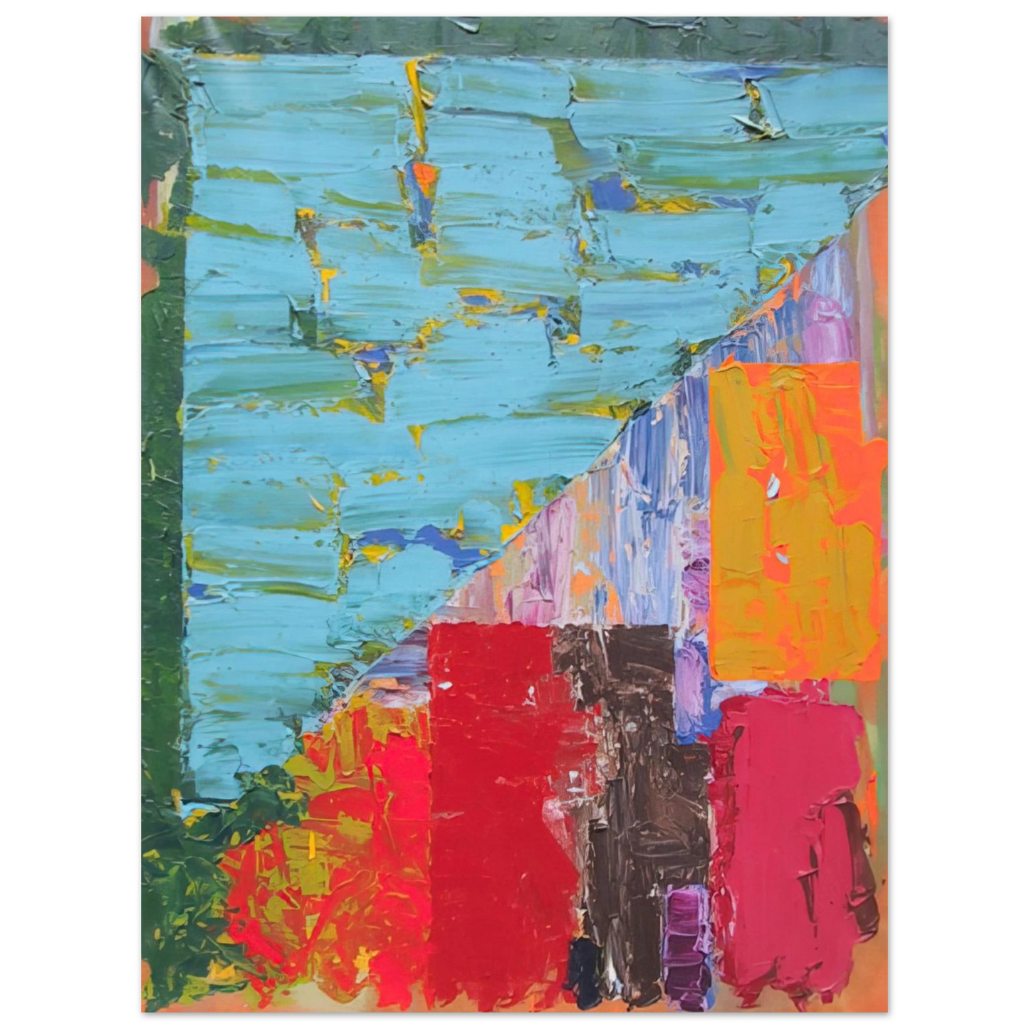 John Hoyland - 25.4.78 - 1978 75x100 cm / 30x40inches Fine Art Poster
