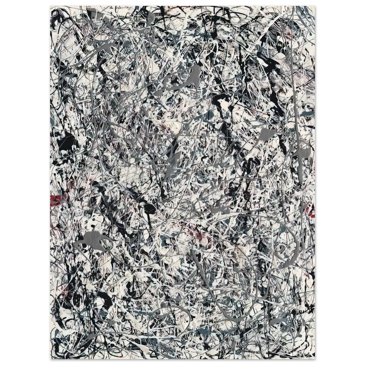 Jackson Pollock - NUMBER 19 1948 75x100 cm / 30x40inches Fine Art Poster