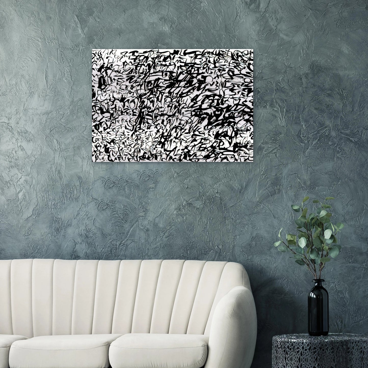 UNTITLED 1978 2 - Keith Haring Brushed Aluminum Print - 70x100 cm / 28x40 inches | Keith Haring Aluminum Print | Keith Haring Prints