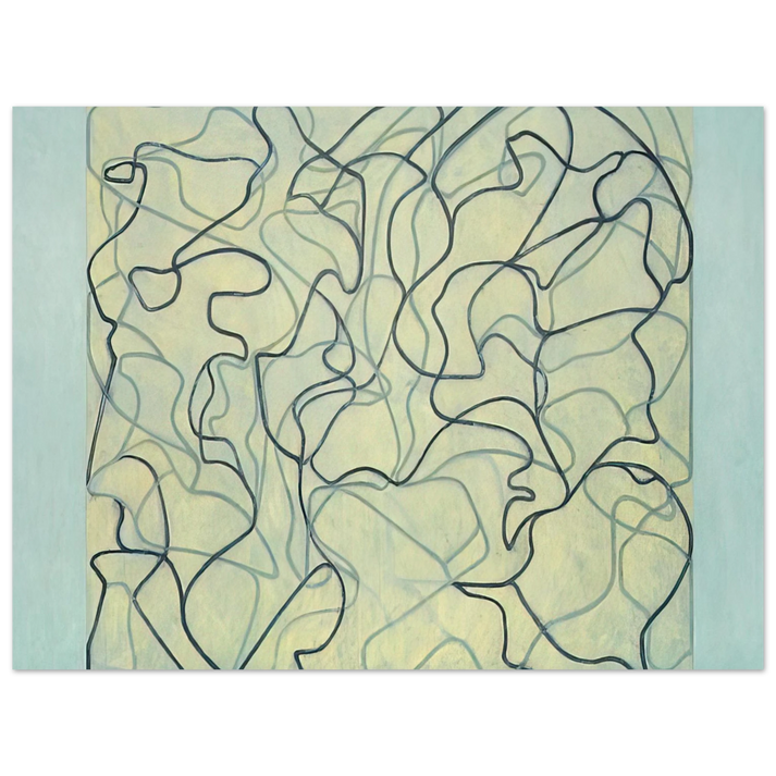 Brice Marden - First Letter - 2009 75x100 cm / 30x40inches Fine Art Poster
