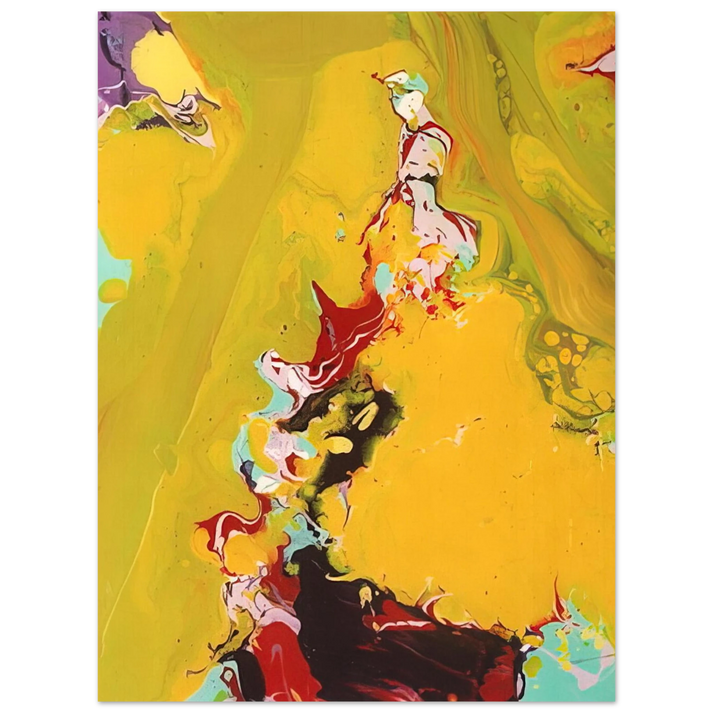 Sam Francis - Untitled SFP86-165 75x100 cm / 30x40inches Fine Art Poster