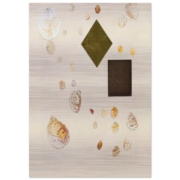 Homan-Ji III - 1995 - Jennifer Bartlett Brushed Aluminum Print - 70x100 cm / 28x40 inches | Jennifer Bartlett Aluminum Print | Jennifer Bartlett Prints