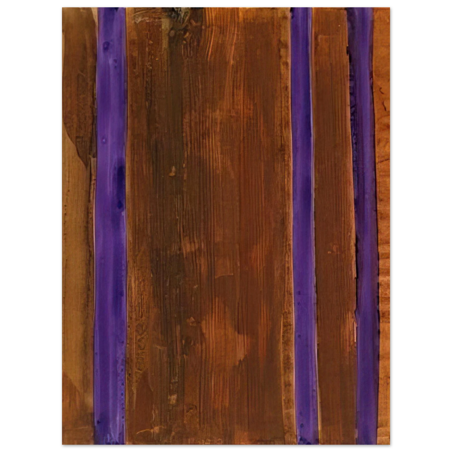 Gunther Forg - Untitled brownviolet - 2001 75x100 cm / 30x40inches Fine Art Poster