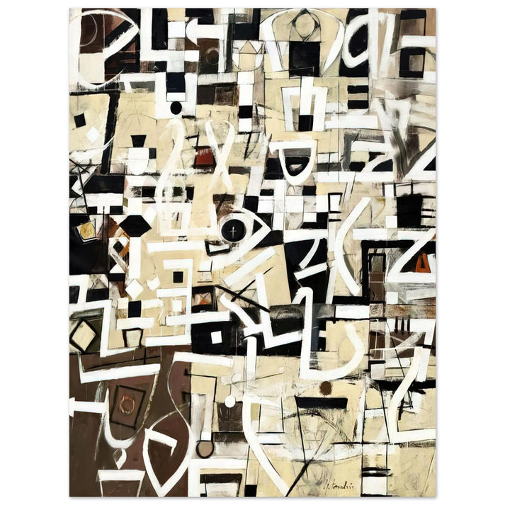 Bradley Walker Tomlin - Number 20 - 1949 75x100 cm / 30x40inches Fine Art Poster